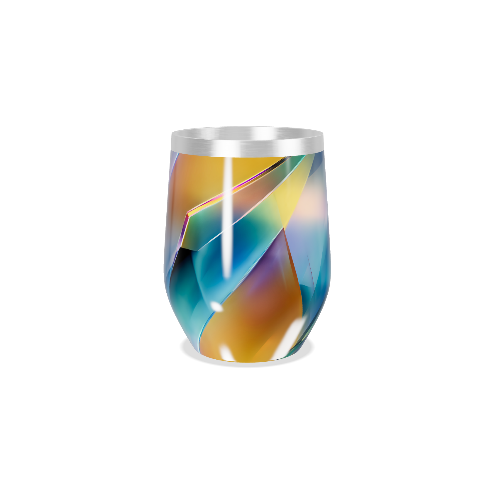 Copo Térmico Slim - Multicolorido Inox