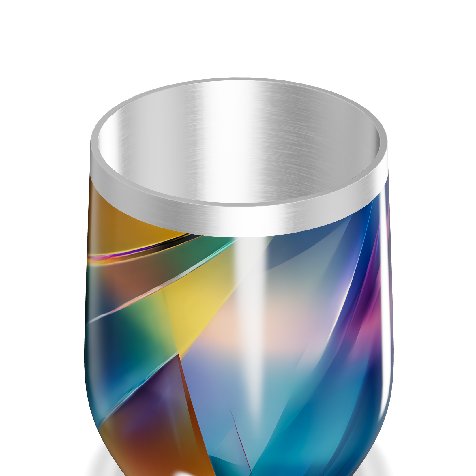 Copo Térmico Slim - Multicolorido Inox