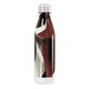 Garrafa Inox - Design Ondulado Marrom
