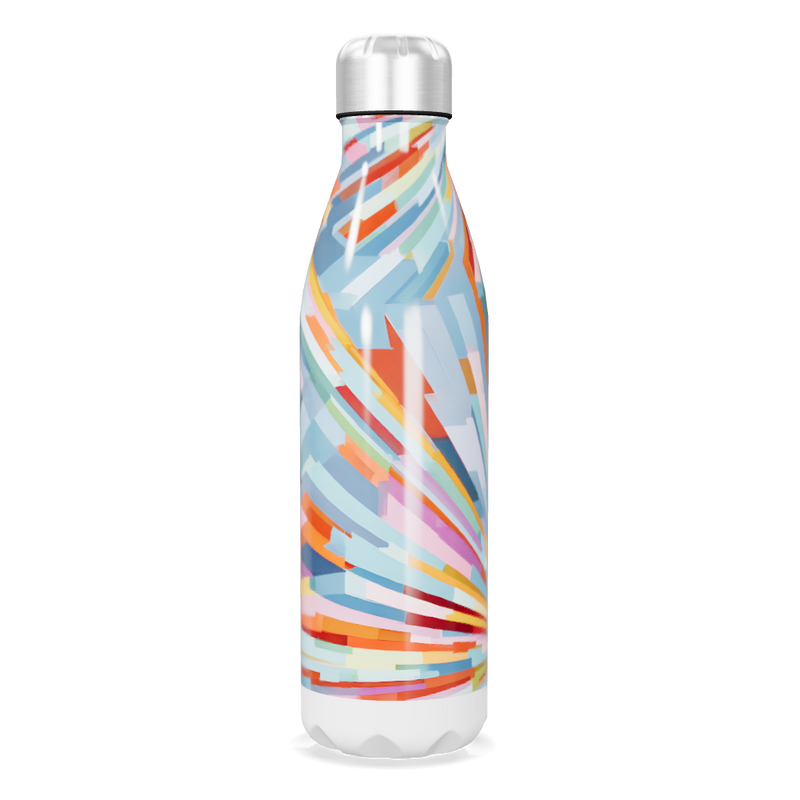 Garrafa Inox Colorida Estampada 500ml