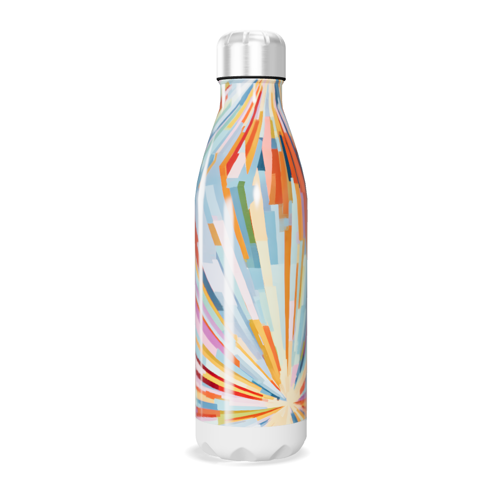 Garrafa Inox Colorida Estampada 500ml
