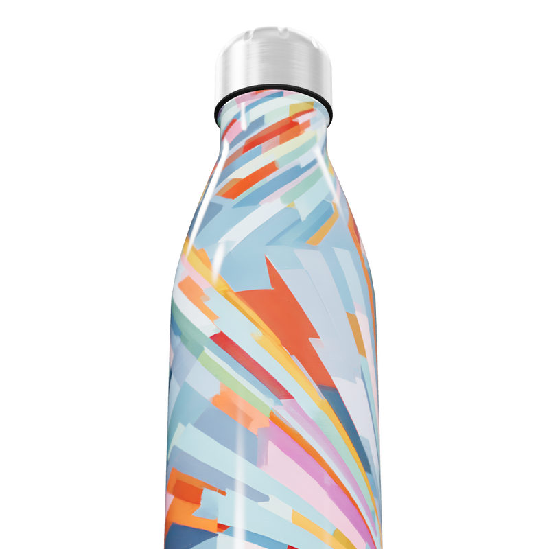 Garrafa Inox Colorida Estampada 500ml