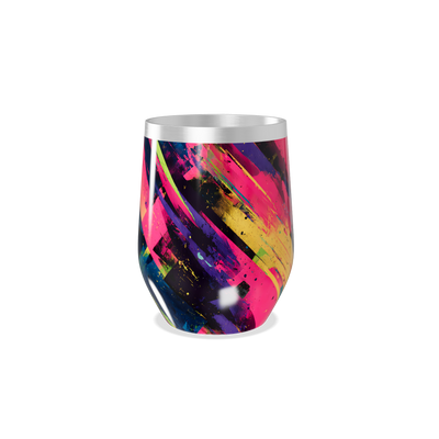 Copo Térmico Slim - Estampa Colorida Abstrata