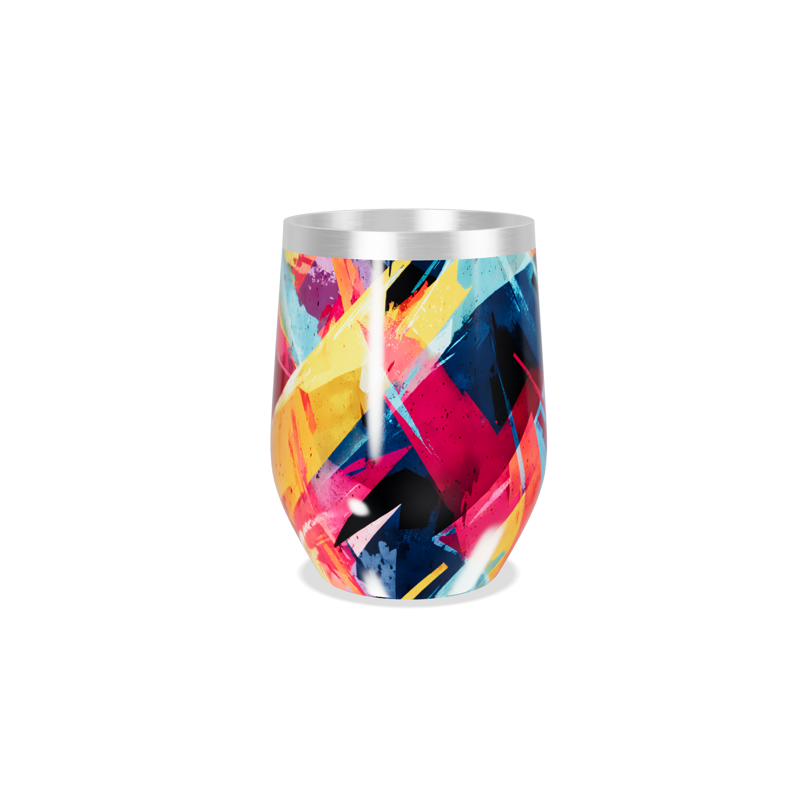 Copo Térmico Slim - Design Colorido Inox