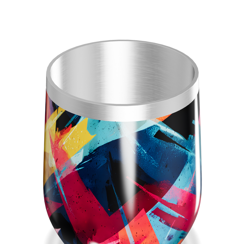 Copo Térmico Slim - Design Colorido Inox