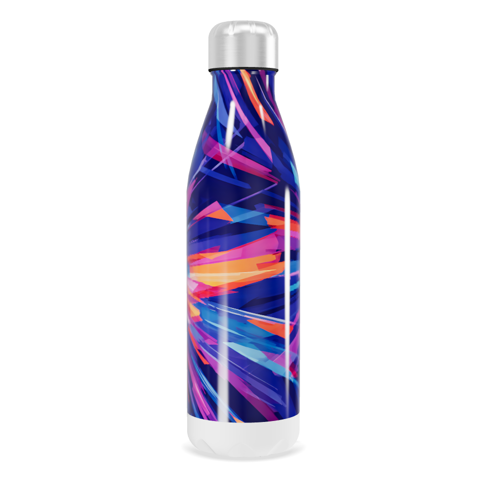 Garrafa Inox Estampada Cores Vibrantes