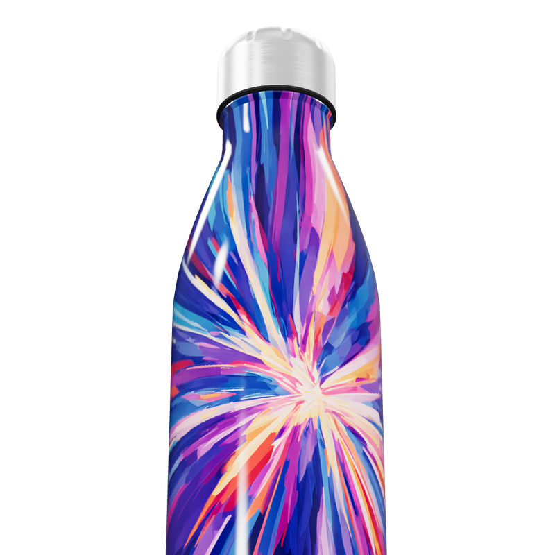 Garrafa Inox Estampada Cores Vibrantes