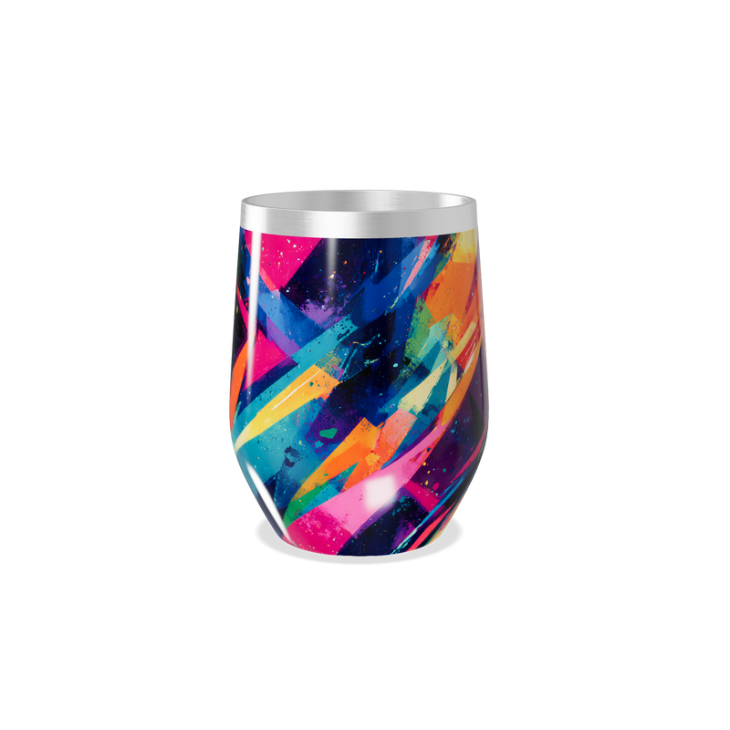 Copo Térmico Slim - Estampa Colorida Aço Inox