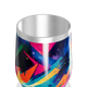 Copo Térmico Slim - Estampa Colorida Aço Inox