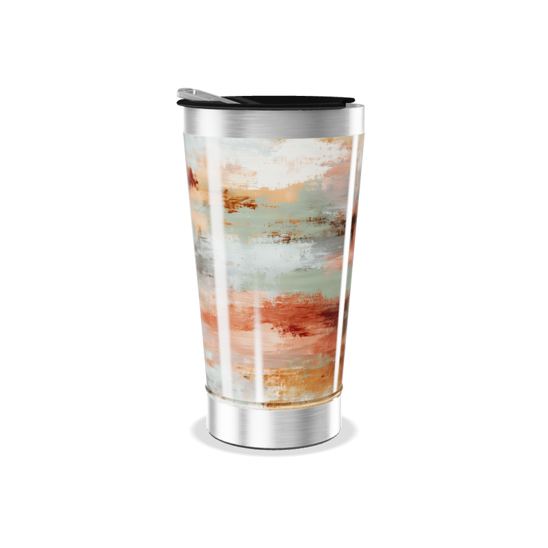 Copo Térmico - Estampa Abstrata Colorida