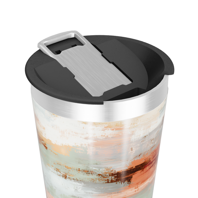 Copo Térmico - Estampa Abstrata Colorida