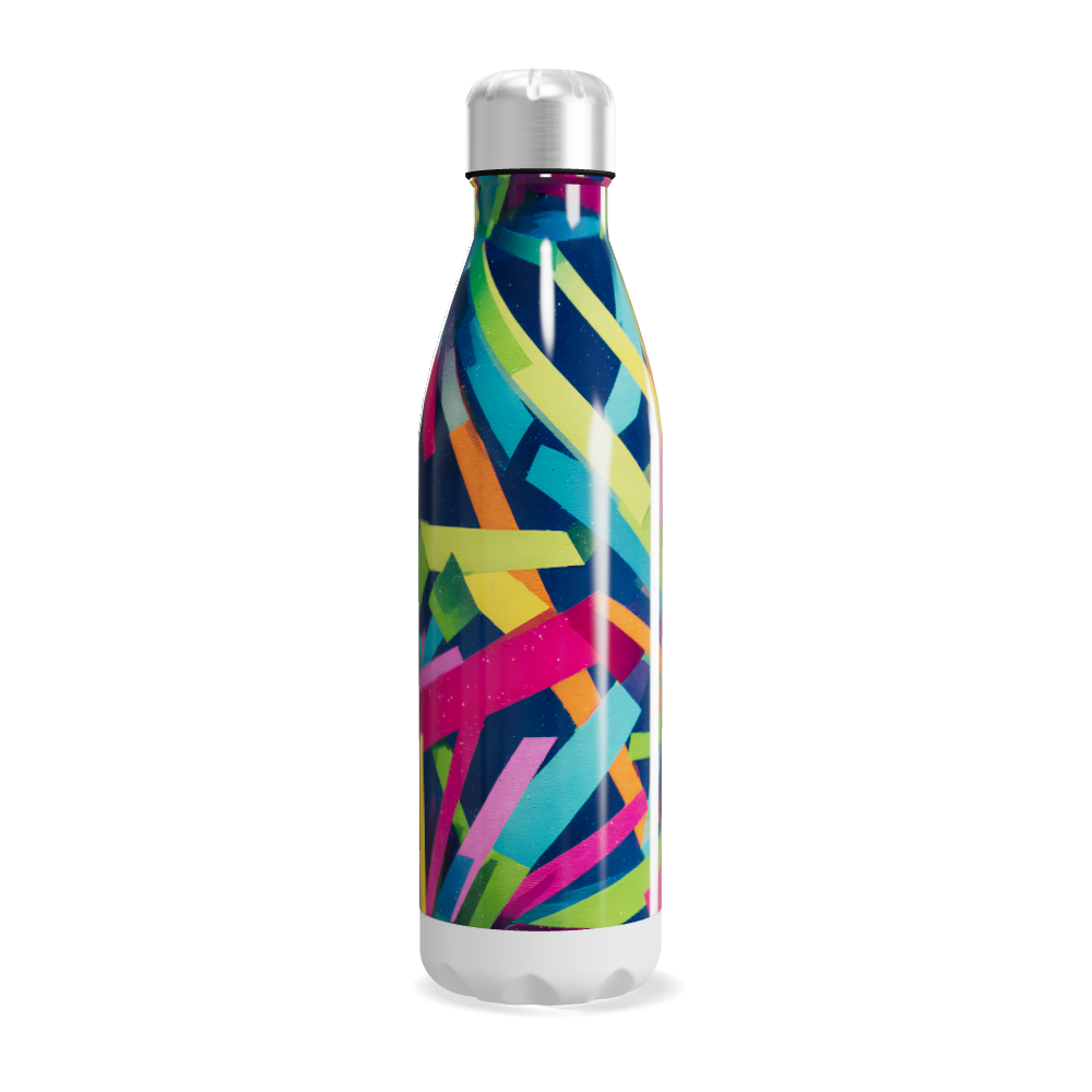Garrafa Inox - Colorida com Estampa Vibrante