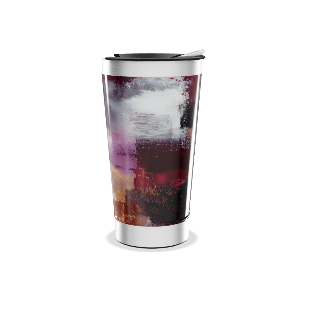Copo Térmico - Estampa Abstrata Colorida