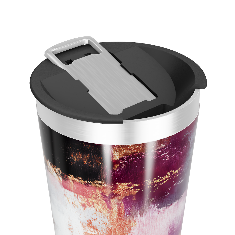 Copo Térmico - Estampa Abstrata Colorida