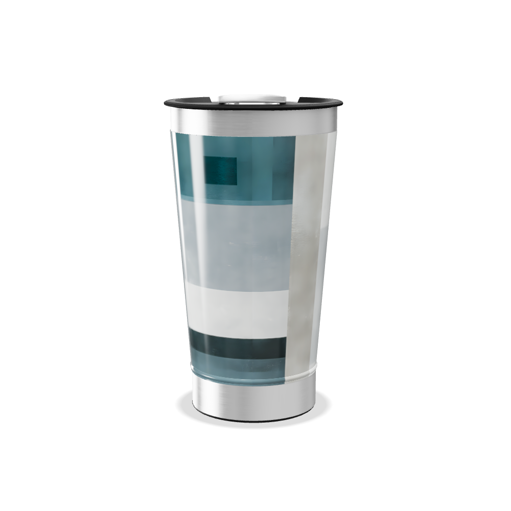 Copo Térmico - Azul com Geometria