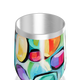 Copo Térmico Slim - Estampa Colorida Abstrata