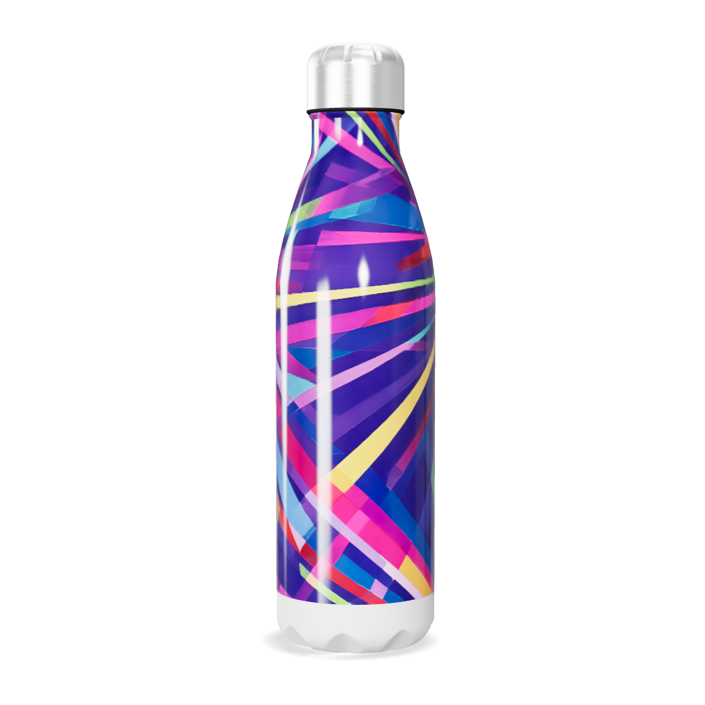 Garrafa Inox - Estampa Colorida Abstrata