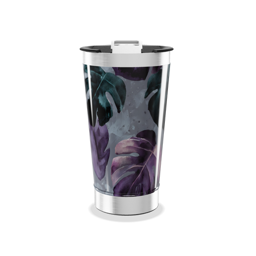 Copo Térmico - Folhagem Roxa