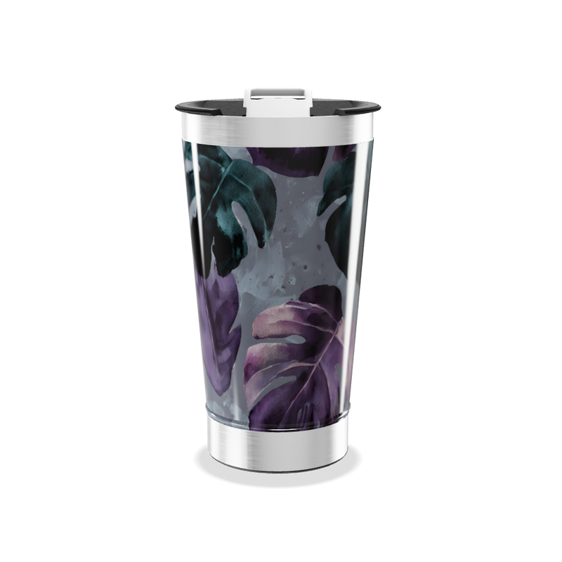 Copo Térmico - Folhagem Roxa