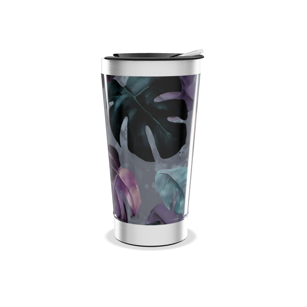 Copo Térmico - Folhagem Roxa
