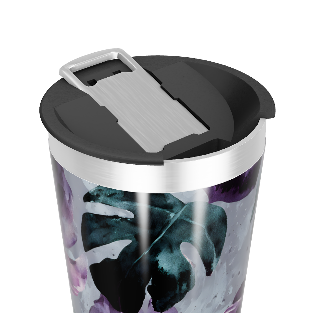 Copo Térmico - Folhagem Roxa