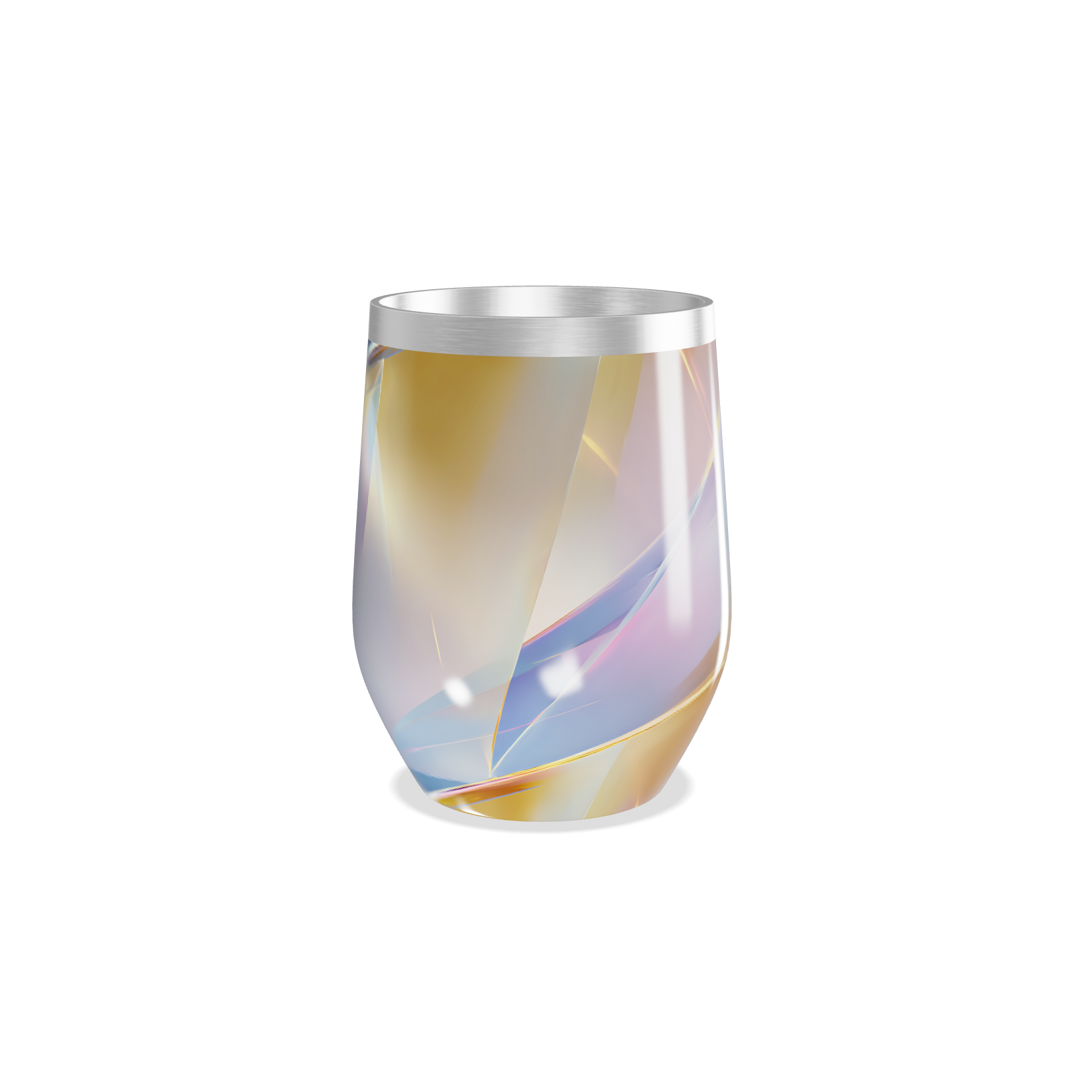 Copo Térmico Slim - Holográfico Aço Inox