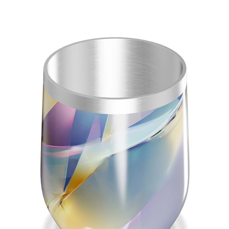 Copo Térmico Slim - Holográfico Aço Inox