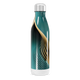 Garrafa Inox - Verde com Listras Decorativas