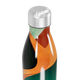 Garrafa Inox Estampada Verde e Laranja