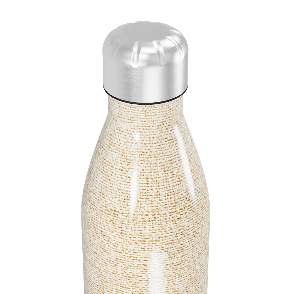 Garrafa Inox - Bege Texturizada