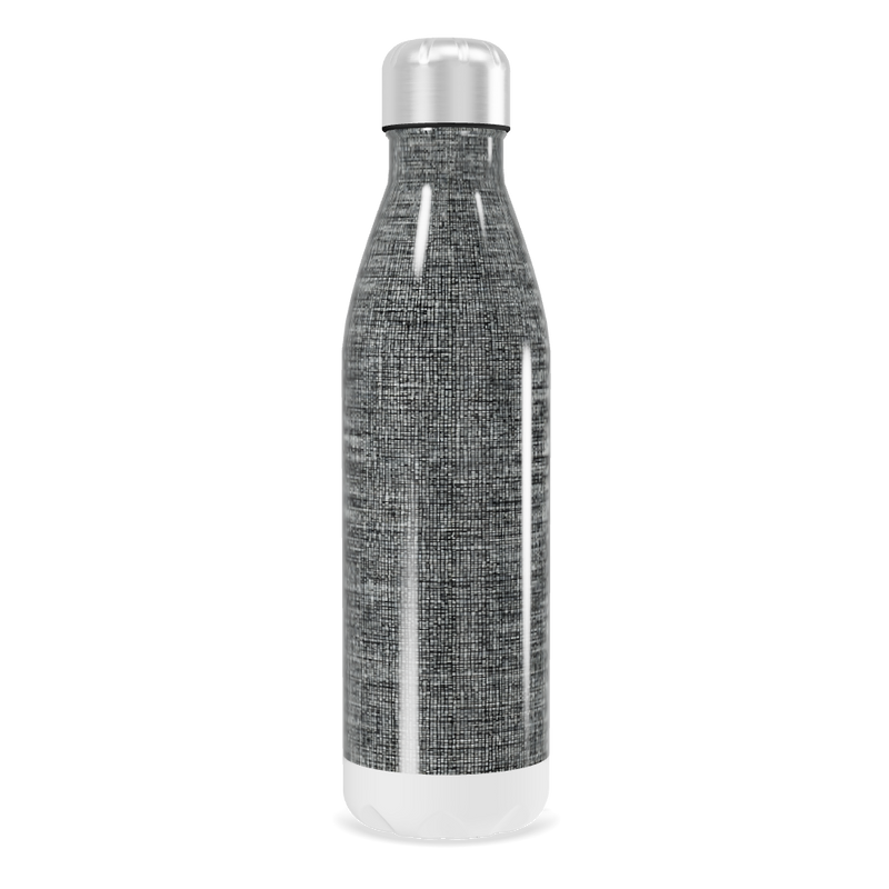 Garrafa Inox - Estampa Texturizada Cinza