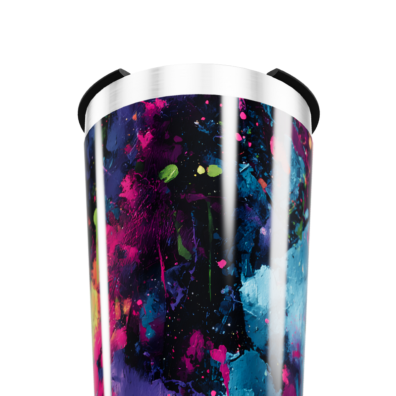 Copo Térmico - Colorido Abstrato Inox