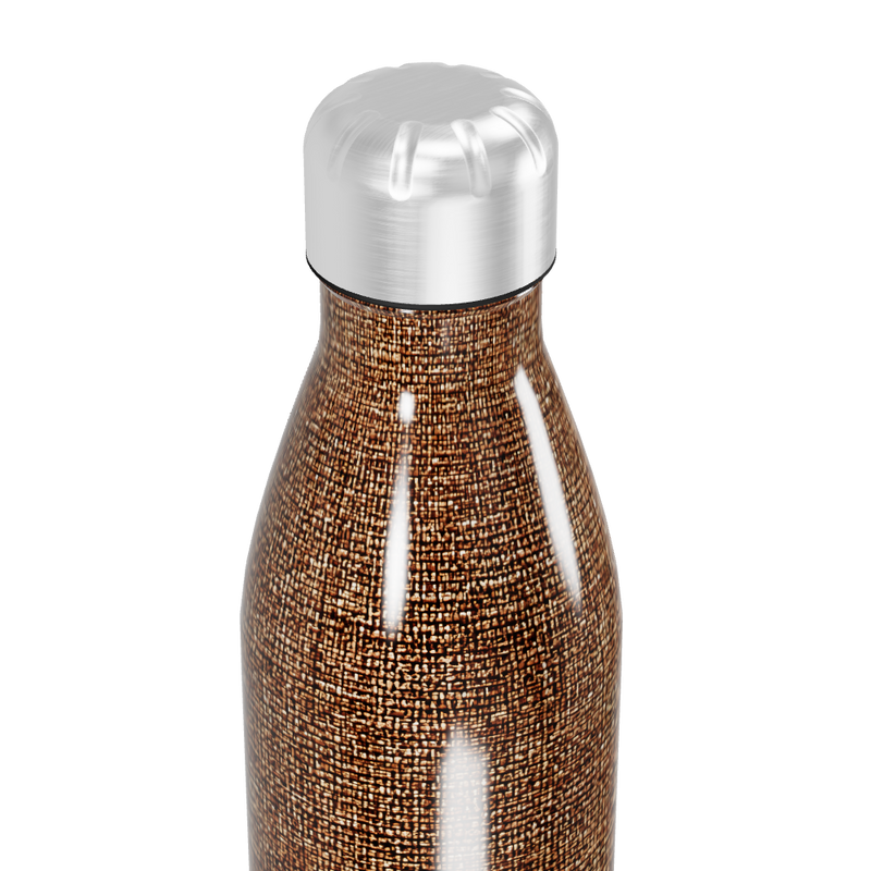 Garrafa Inox Marrom - Textura Térmica
