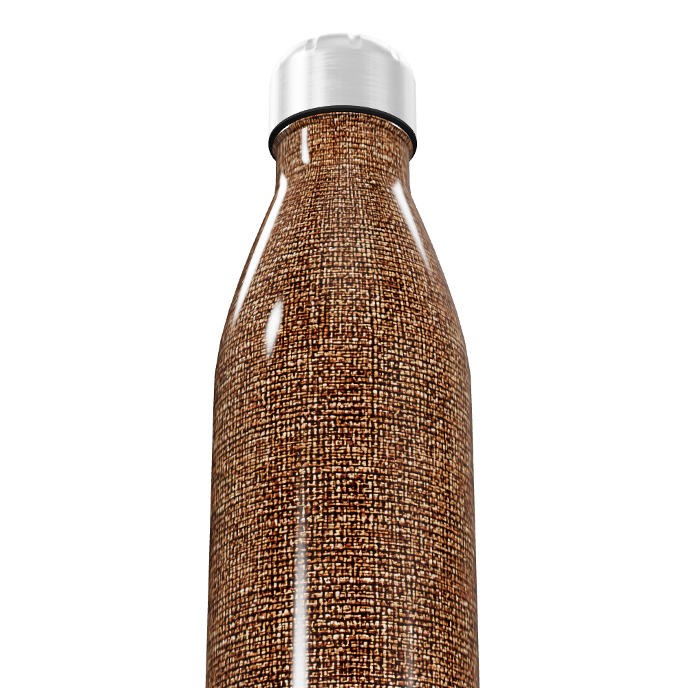 Garrafa Inox Marrom - Textura Térmica