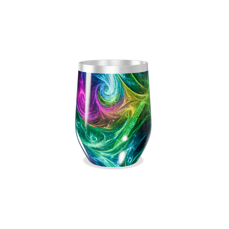 Copo Térmico Slim - Espiral Colorido Aço Inox
