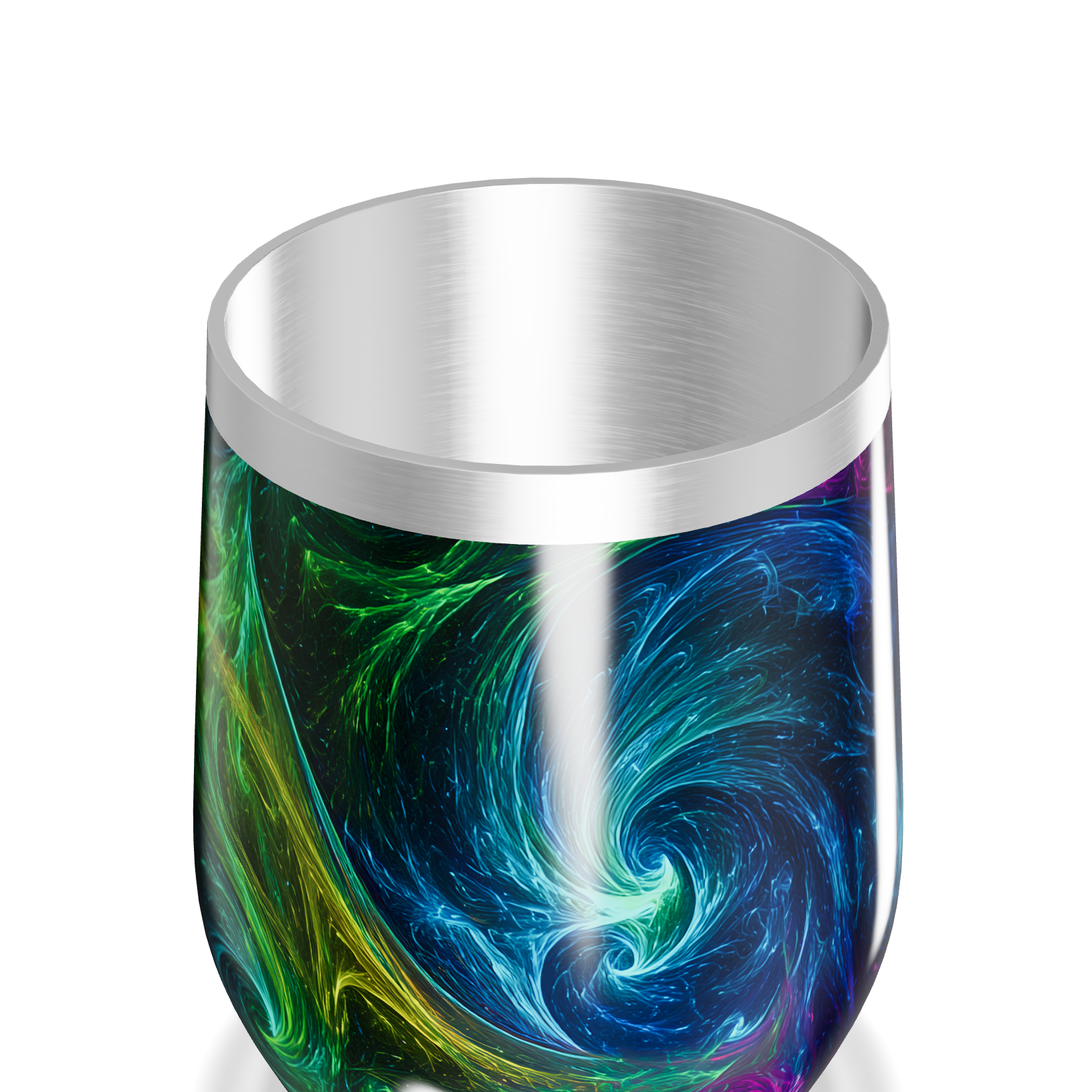 Copo Térmico Slim - Espiral Colorido Aço Inox