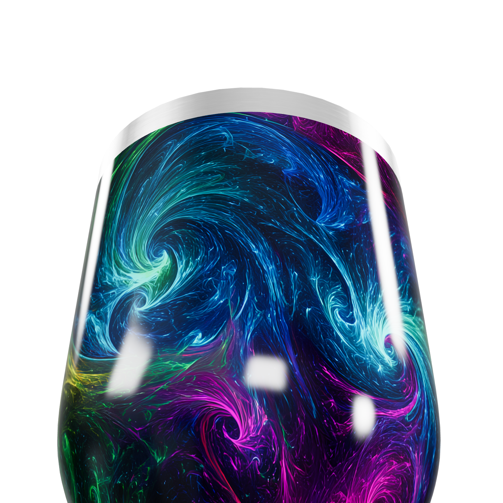 Copo Térmico Slim - Espiral Colorido Aço Inox