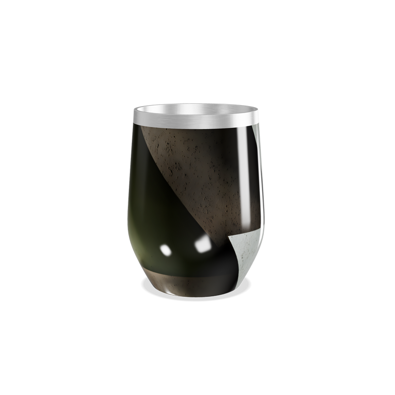 Copo Térmico Slim - Verde Abstrato Metalizado