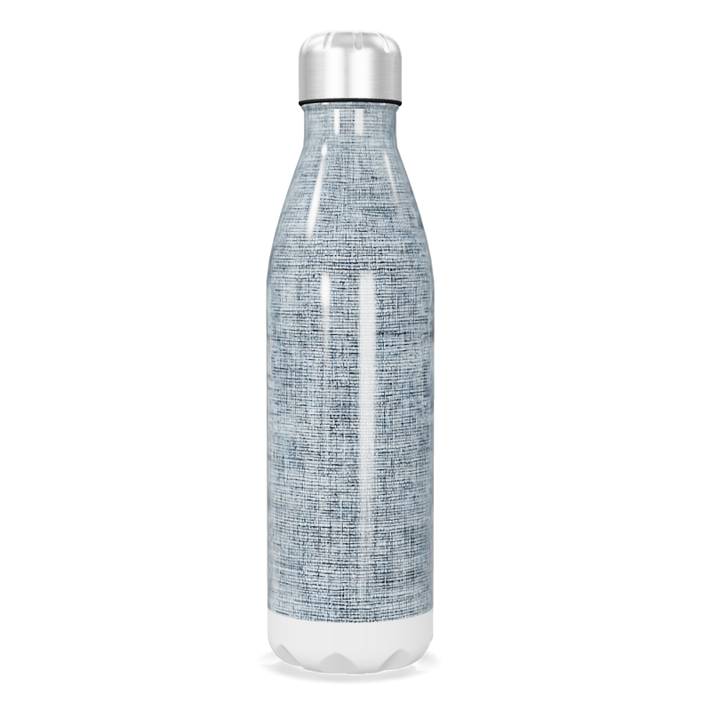 Garrafa Inox Azul Texturizada 500ml