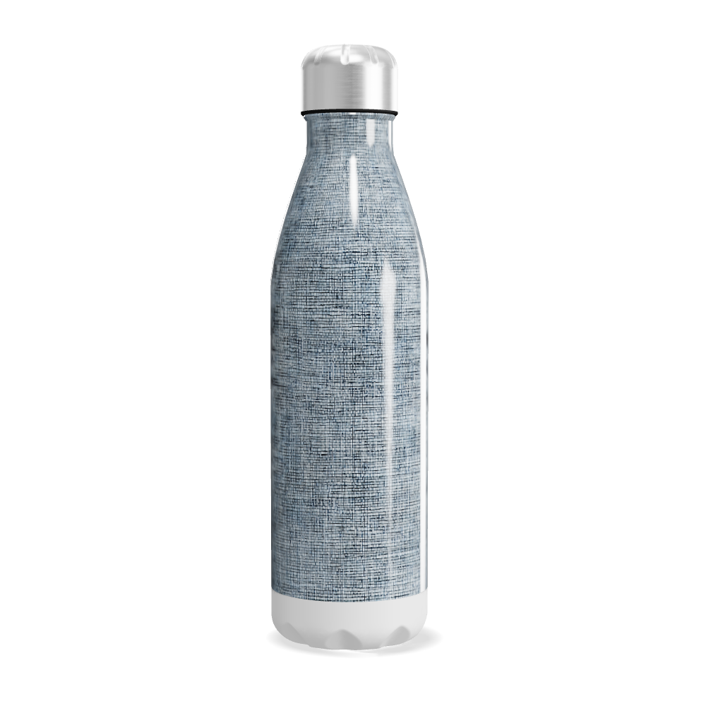 Garrafa Inox Azul Texturizada 500ml