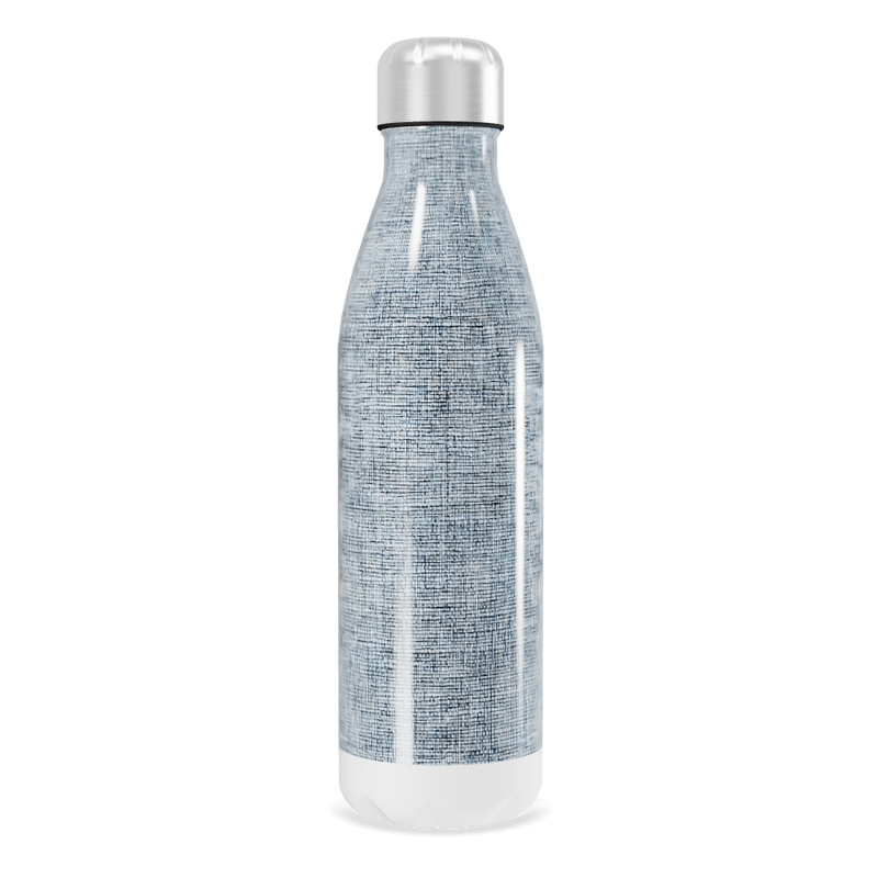 Garrafa Inox Azul Texturizada 500ml