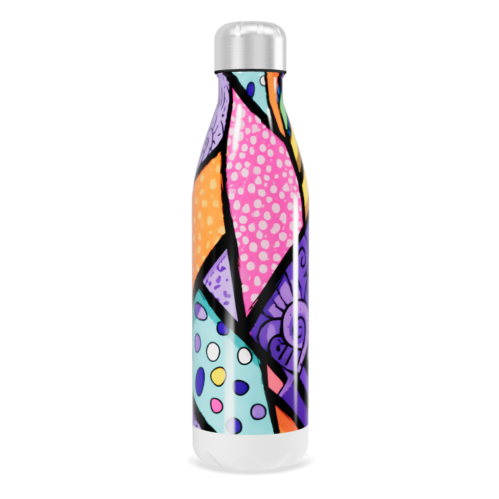Garrafa Inox - Estampada Colorida 500ml