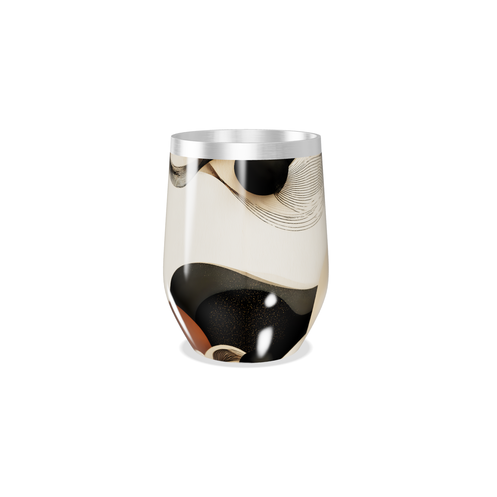 Copo Térmico Slim - Estampa Geométrica Colorida