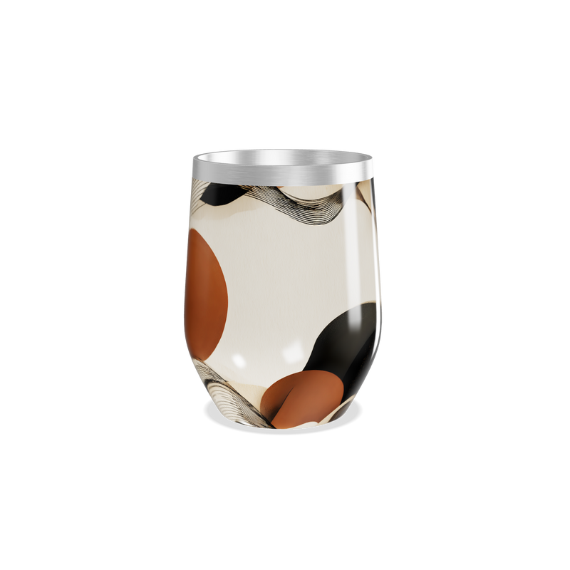 Copo Térmico Slim - Estampa Geométrica Colorida