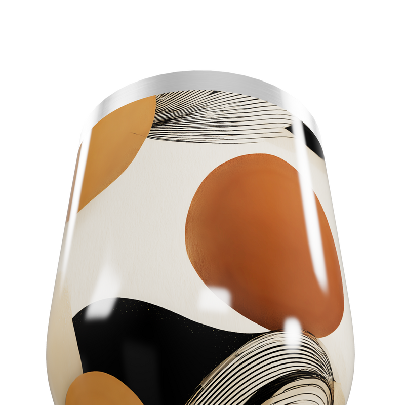 Copo Térmico Slim - Estampa Geométrica Colorida