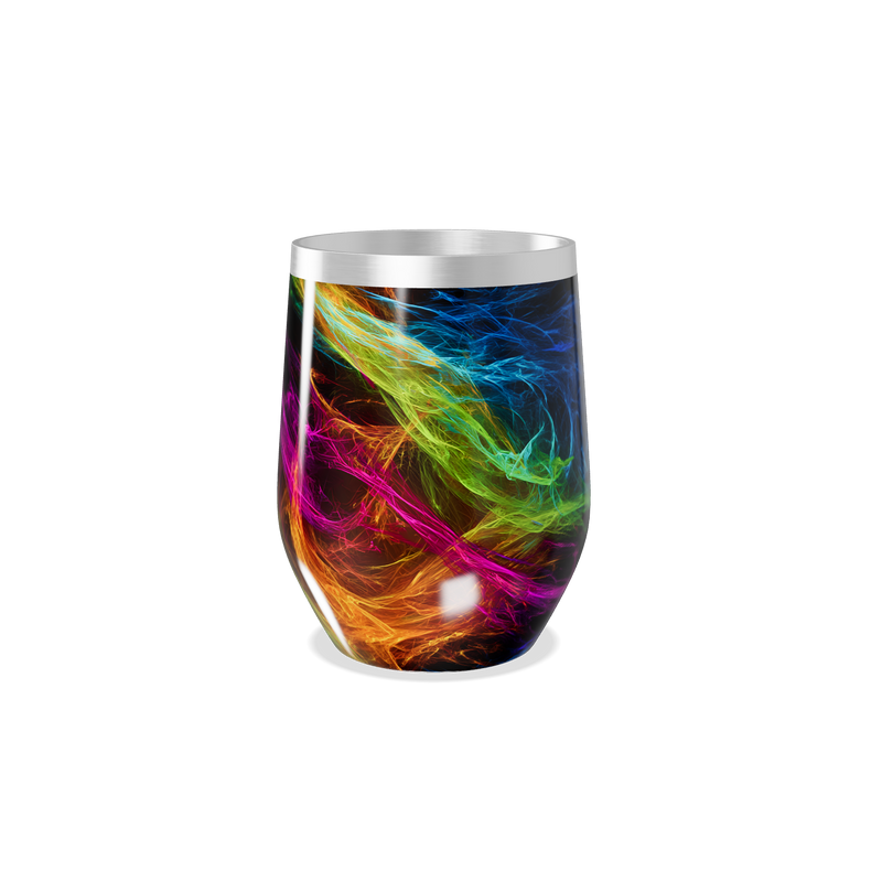 Copo Térmico Slim - Estampa Colorida Aço Inox