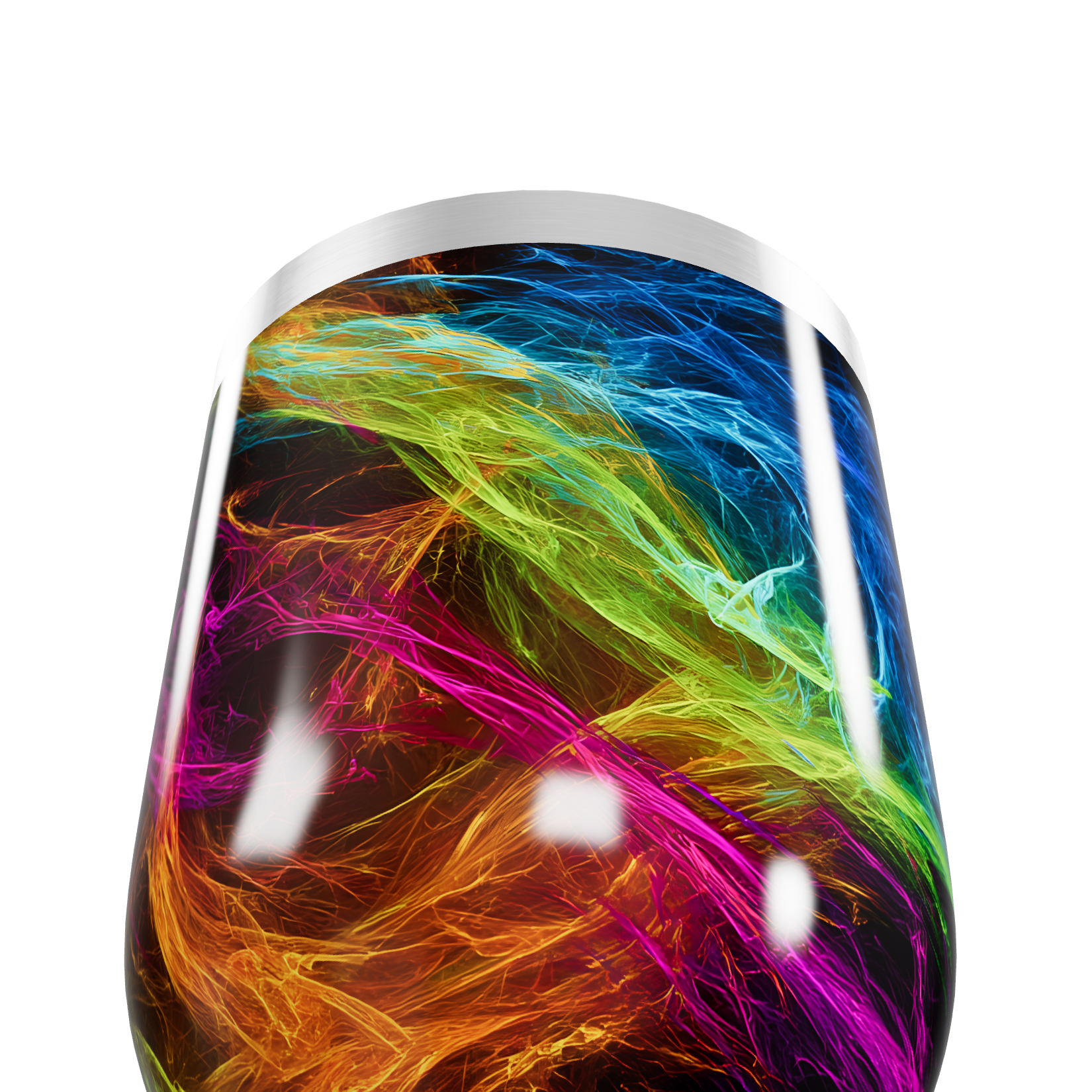 Copo Térmico Slim - Estampa Colorida Aço Inox