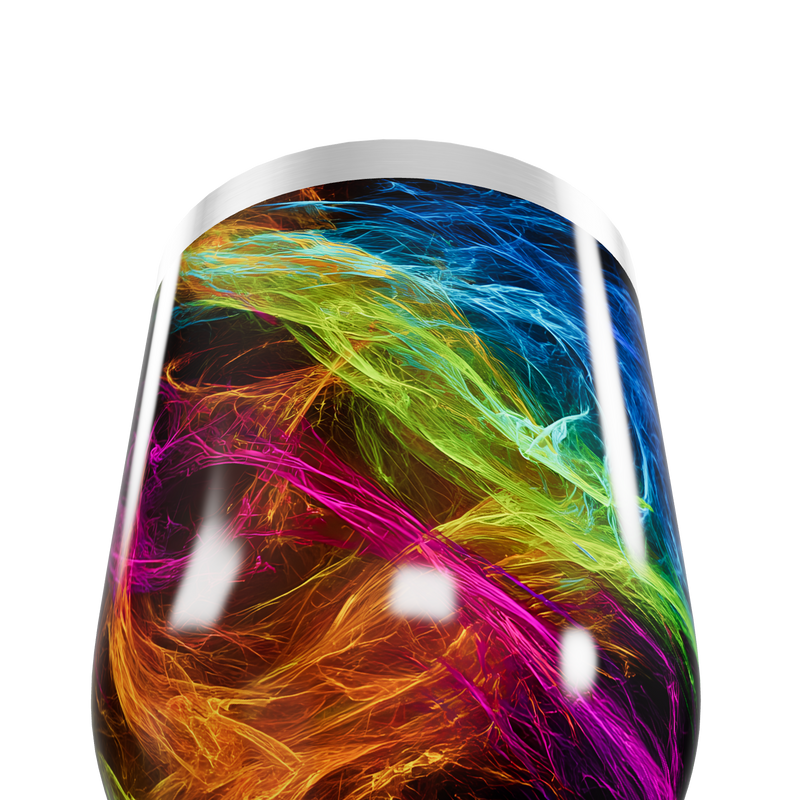 Copo Térmico Slim - Estampa Colorida Aço Inox