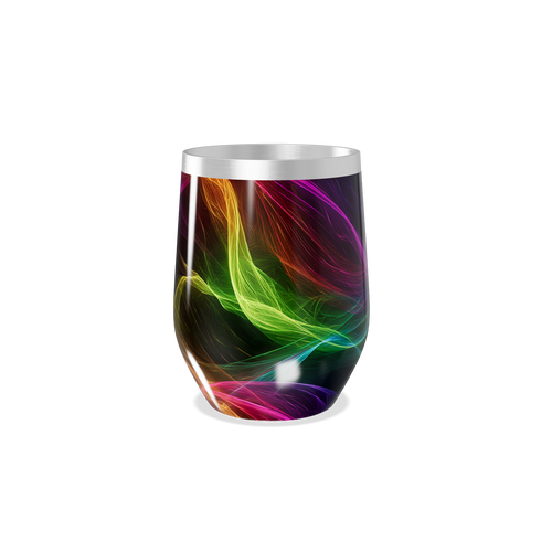 Copo Térmico Slim - Colorido Abstrato Inox