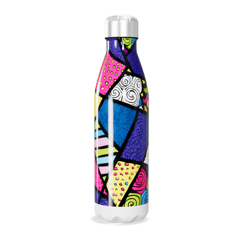 Garrafa Inox - Estampada Colorida 500ml